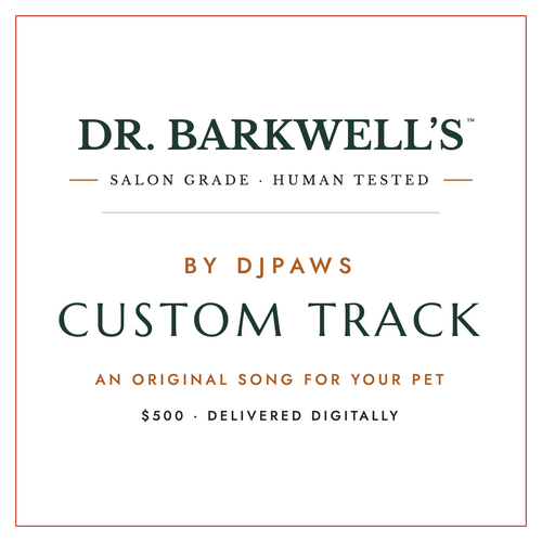 Custom Track by DJPaws — an original song for your pet
